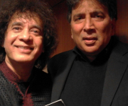 With Ustad Zakir Hussain Khan
