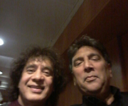 With Ustad Zakir Hussain Khan