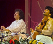 Ustad Zakir Hussain and Dilshad Khan in concert