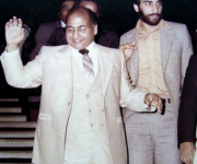 with the great Mohammed Rafi.( 1980. London)