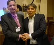 With Khansahib and Iranian Santur master Ustad Mastaklian