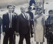 Burjor Lord on tour with Rafi Sahib