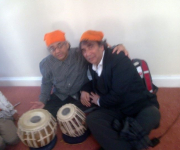 with Tabla Genius Ustad Taufique Khan Quereshi