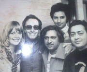 Ustad Sultan Khan with Peter Sellers