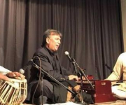 At Indian High Commission with Ustad Tersem Singh ( tabla ) and Ustad Surjit Singh ( Sarangi)