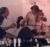 Khansahib playing at home of Nusrat Khansahib