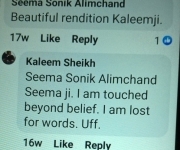 observation from Family of Master Sonic , the celebrated music director