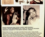 Kaleem's recital at Nehru centre in memory of Ustad Sultan Khan